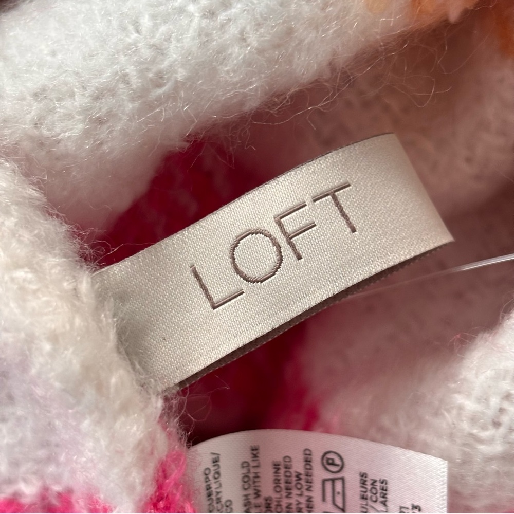 NEW Ann Taylor LOFT Blanket Scarf Striped Oversized Soft & Cozy - Picture 2 of 13